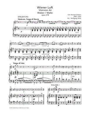 Viennese Air, Op. 278 - Violin & Piano