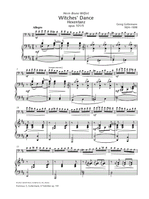 Witches' Dance, Op. 101, No. 5 - Cello & Piano