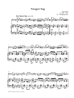 Paragon Rag - Cello & Piano