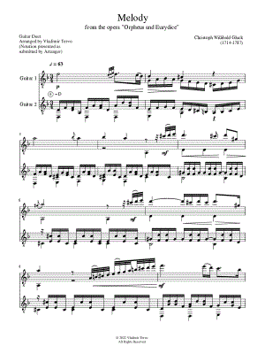 Melody - Guitar Duet