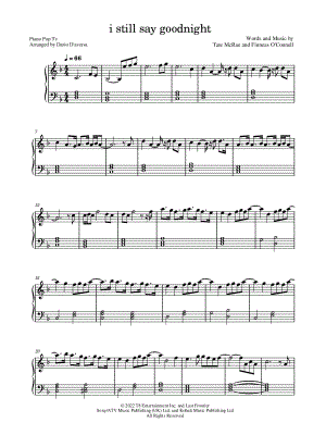 i still say goodnight