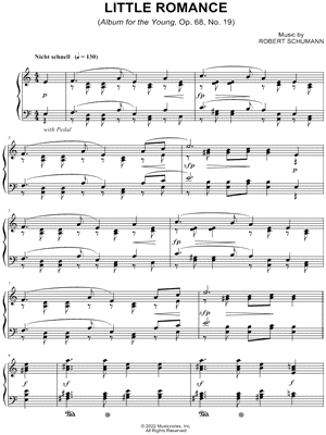 Album for the Young, Op. 68, No. 19: Little Romance