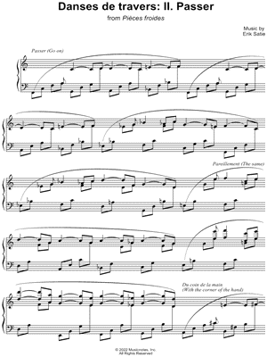 Danse de Travers: II. Passer