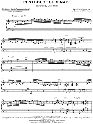 Penthouse Serenade (Gene Harris)