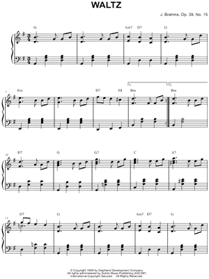 Waltz, Op. 39, No. 15