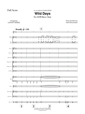 Wild Days [Instrumental Accompaniment]