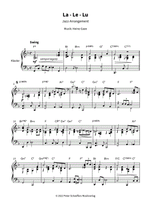 La - Le - Lu [jazz arrangement]