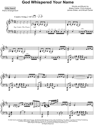 God Whispered Your Name