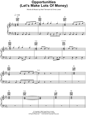 Opportunities (Let's Make Lots of Money)