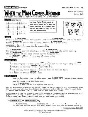 When the Man Comes Around