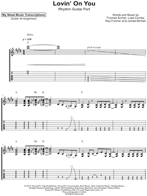 Lovin' on You [rhythm guitar]