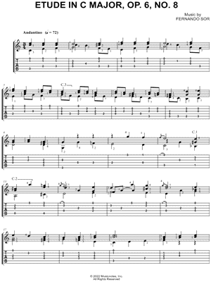 Etude in C Major, Op. 6 No. 8