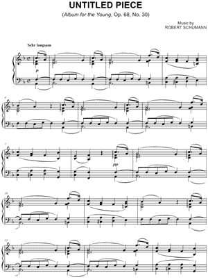 Album for the Young, Op. 68, No. 30: Untitled Piece