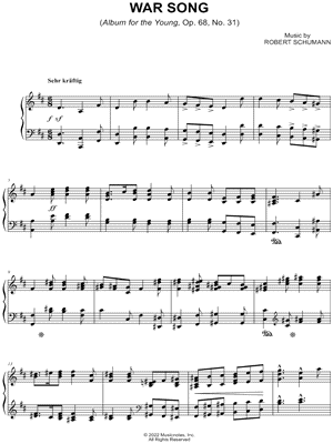 Album for the Young, Op. 68, No. 31: War Song