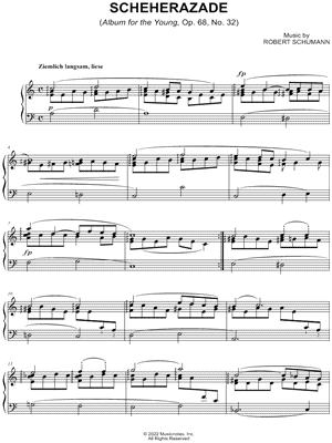 Album for the Young, Op. 68, No. 32: Scheherazade