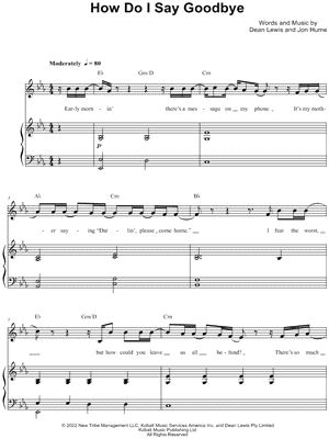 How Do I Say Goodbye