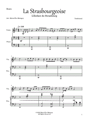 La Strasbourgeoise - Violin & Piano