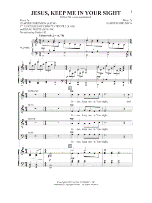 Jesus, Keep Me In Your Sight