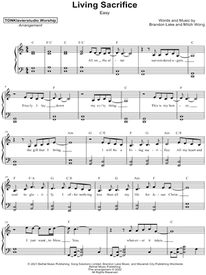 Living Sacrifice [easy]
