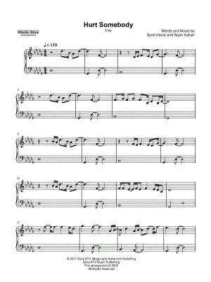 Hurt Somebody [easy]