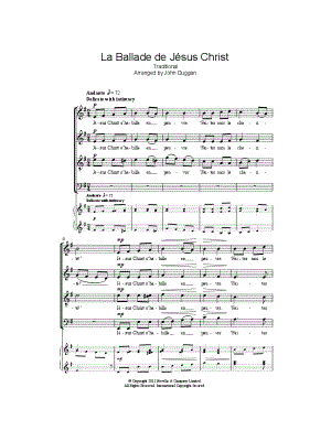 La Ballade de Jesus Christ