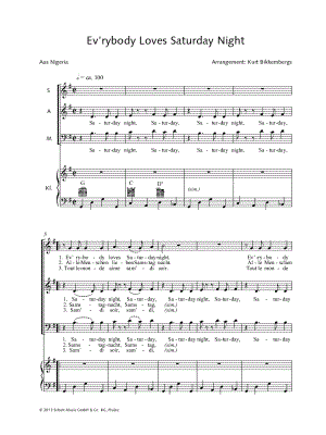 Ev'rybody Loves Saturday Night