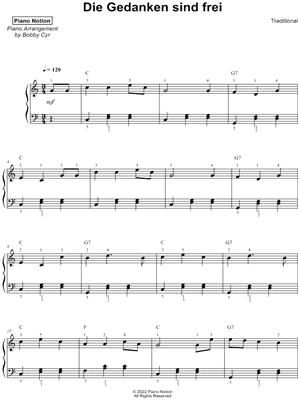 Die Gedanken sind frei