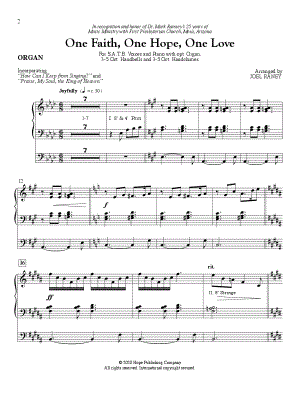 One Faith, One Hope, One Love