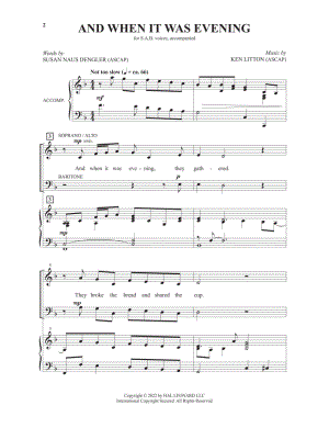 And When It Was Evening