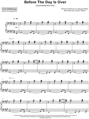 Before The Day Is Over [accompaniment only]