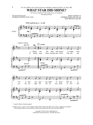 What Star Did Shine?