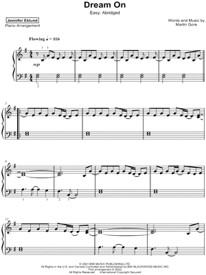 Dream On [easy - abridged]