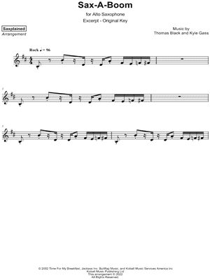 Sax-a-Boom [excerpt]