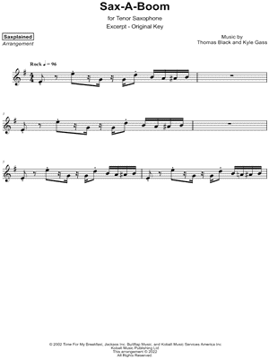 Sax-a-Boom [excerpt]