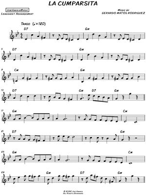 La Cumparsita - C Instrument