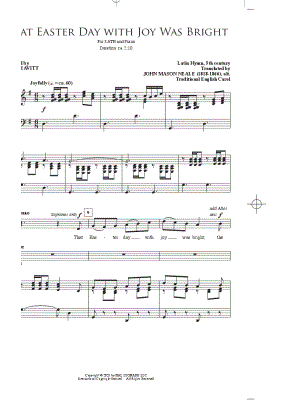 That Easter Day With Joy Was Bright