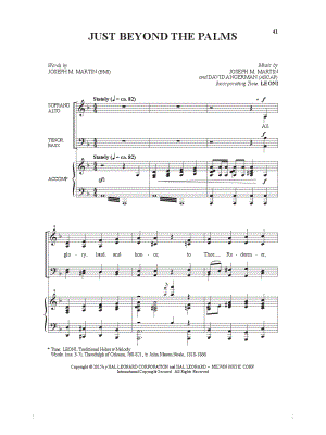 Just Beyond the Palms