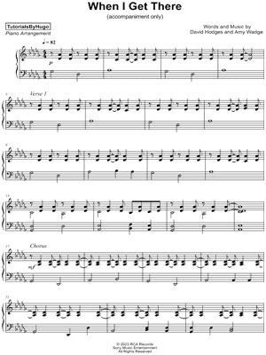 When I Get There [accompaniment only]