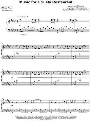 Music for a Sushi Restaurant