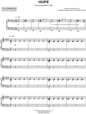 HOPE [accompaniment only]