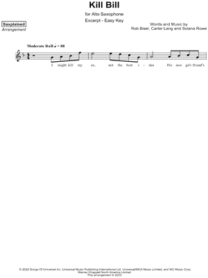 Kill Bill [excerpt - easy]
