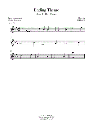 Ending Theme [one hand]