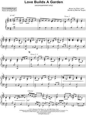 Love Builds a Garden [accompaniment only]