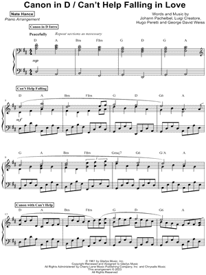 Canon in D / Can't Help Falling in Love