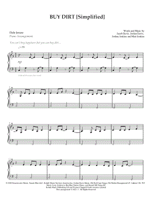 Buy Dirt [simplified]