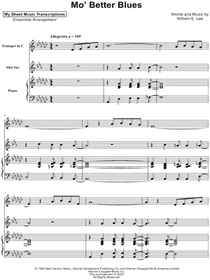 Mo' Better Blues (Branford Marsalis Quartet)