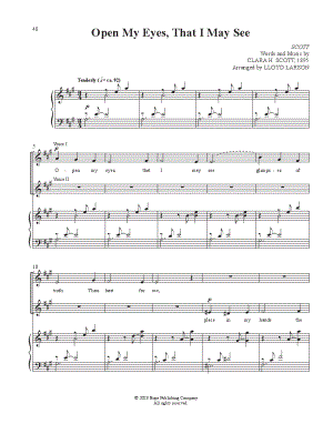 Open My Eyes, That I May See [Vocal Duet]