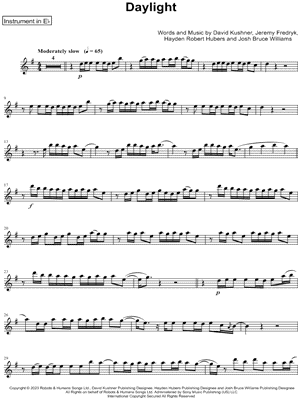 Daylight - Eb Instrument