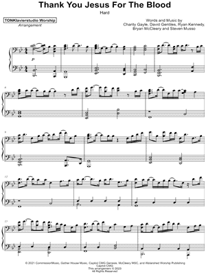 Thank You Jesus for the Blood [hard]