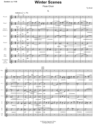 Winter Scenes - Flute Choir
